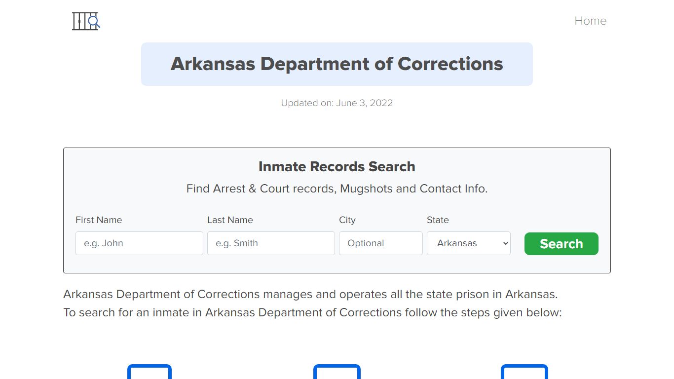 Arkansas Inmate Search – Arkansas Department of ...